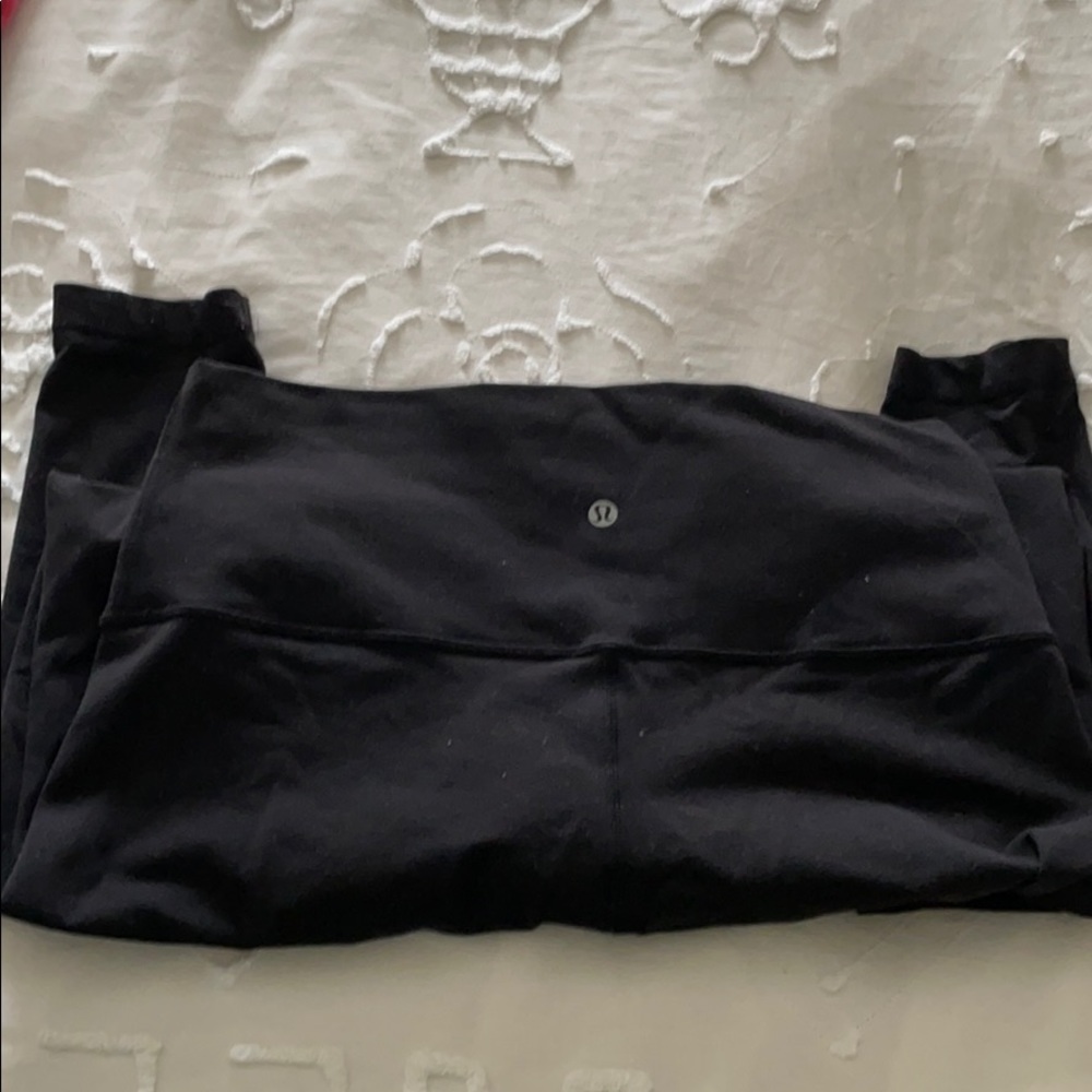 Lululemon black align leggings sz 12
